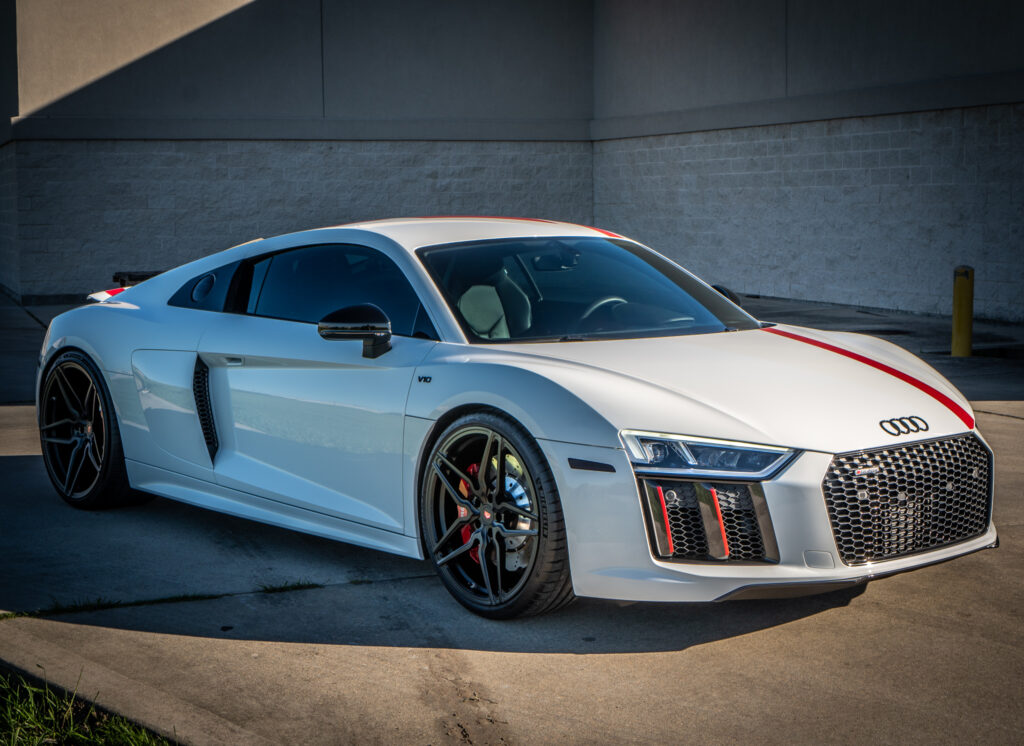 Audi r8 with ceramic pro ceramic coating in west palm beach florida