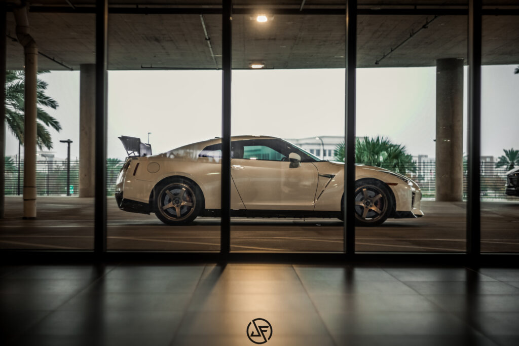 ceramic coating applied on Nissan gtr